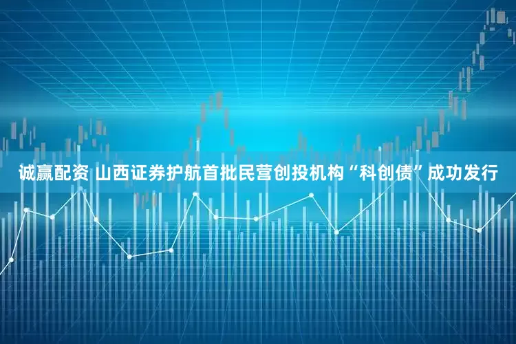 诚赢配资 山西证券护航首批民营创投机构“科创债”成功发行