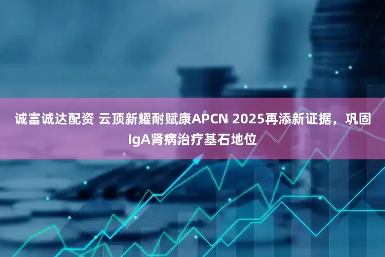诚富诚达配资 云顶新耀耐赋康APCN 2025再添新证据，巩固IgA肾病治疗基石地位